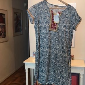 One of a kind beach cover up from India with tags